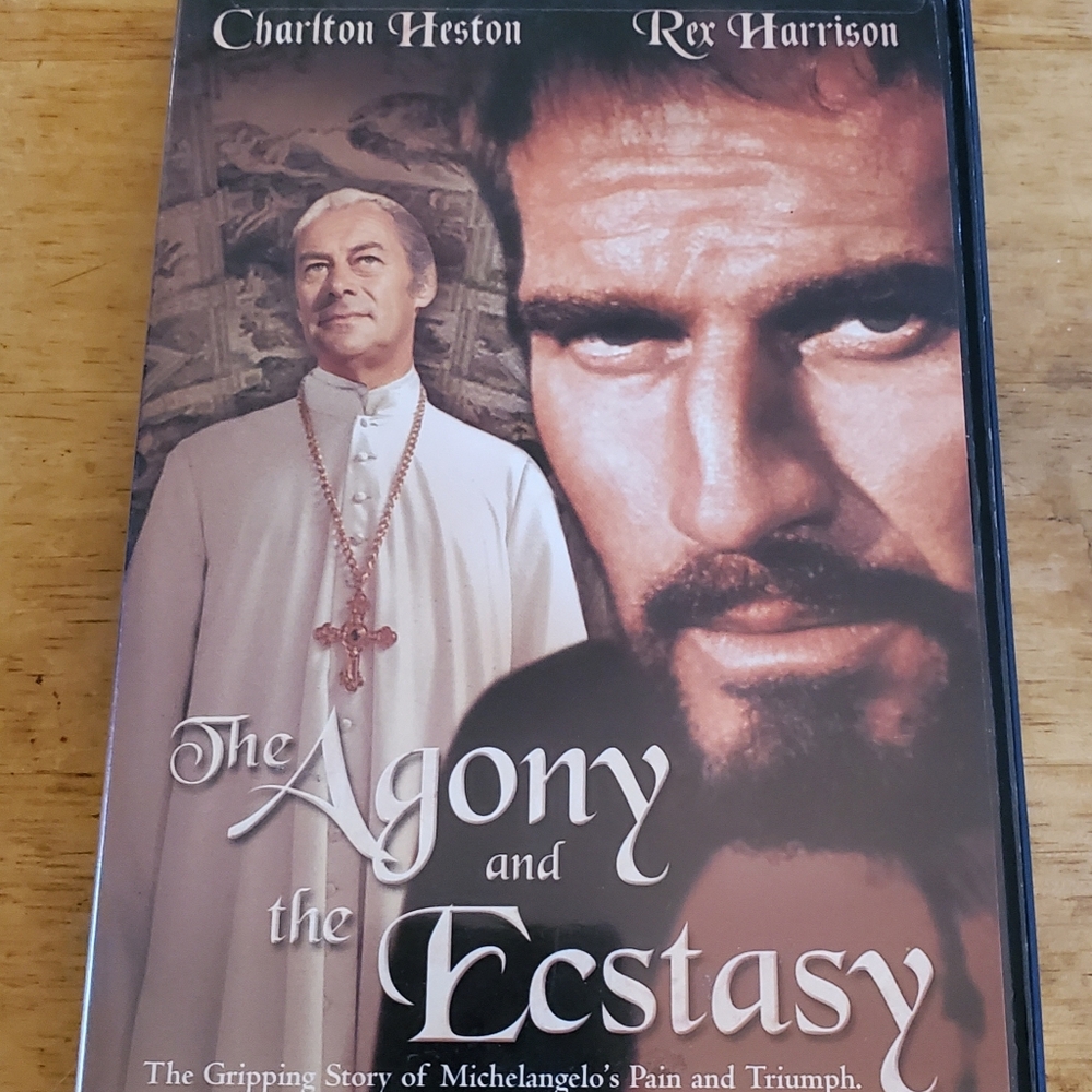 The Agony and the Ecstasy 1965 Historical Drama DVD Charleton Heston Rex Reed